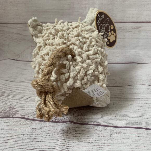 Petlou Warthog Dog Toy with Squeaker and Crinkle Ears Puppy Fetch Toss Play - Picture 6 of 10